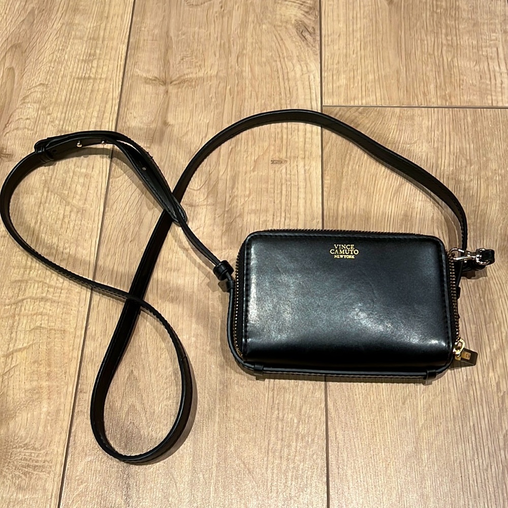 Vince Camuto black crossbody bag/wallet